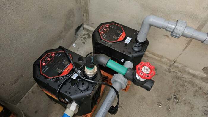 Lắp máy bơm tăng áp biến tần Wi 500W Cho nước nóng và lạnh