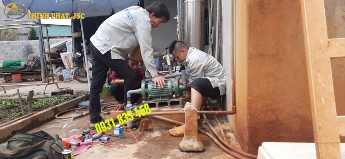 Sửa máy bơm nước giếng khoan không lên nước ! 0931833458