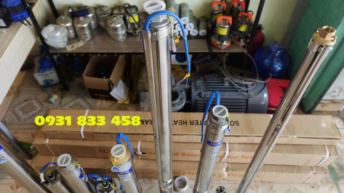 Máy bơm hỏa tiễn Adelino 1.5HP – 3 inch Thả lọt ống 90 BH 24 Tháng !