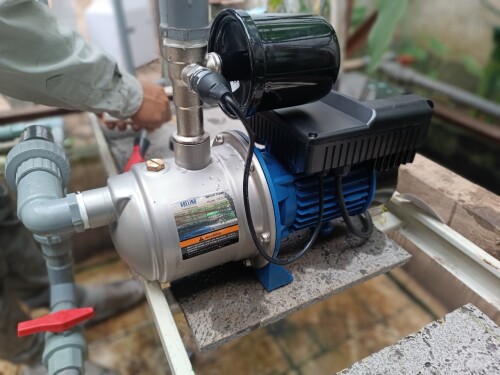 Máy bơm tăng áp biến tần Adelino 370W HS203E – 0.37kw/0.5HP