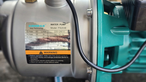 Máy bơm tăng áp biến tần Shimge PX203E /370W