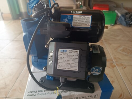 Máy bơm tăng áp điện tử Adelino 250W – Bơm áp không ồn !